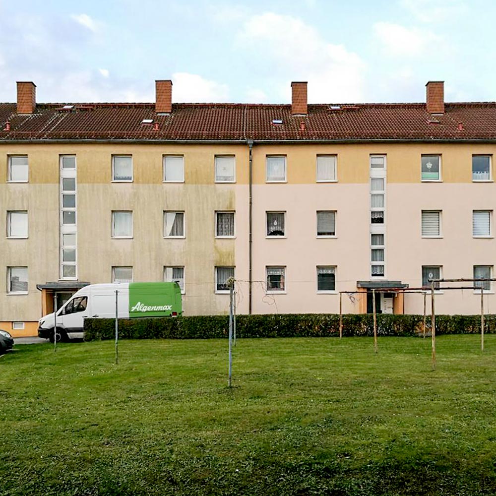 Fassade reinigen dreckig